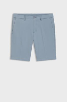 Slim-fit shorts in water-repellent stretch fabric, Grey