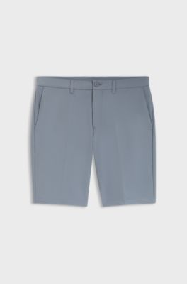 Slim fit-shorts i vattenavst&ouml;tande stretchmaterial, Gr&aring;