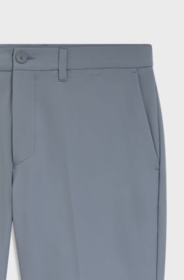 Slim fit-shorts i vattenavst&ouml;tande stretchmaterial, Gr&aring;