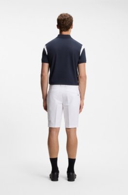 Boss Slim-fit shorts in water-repellent stretch fabric herr – bild 2