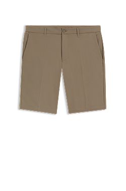 Slim-fit shorts in water-repellent stretch fabric