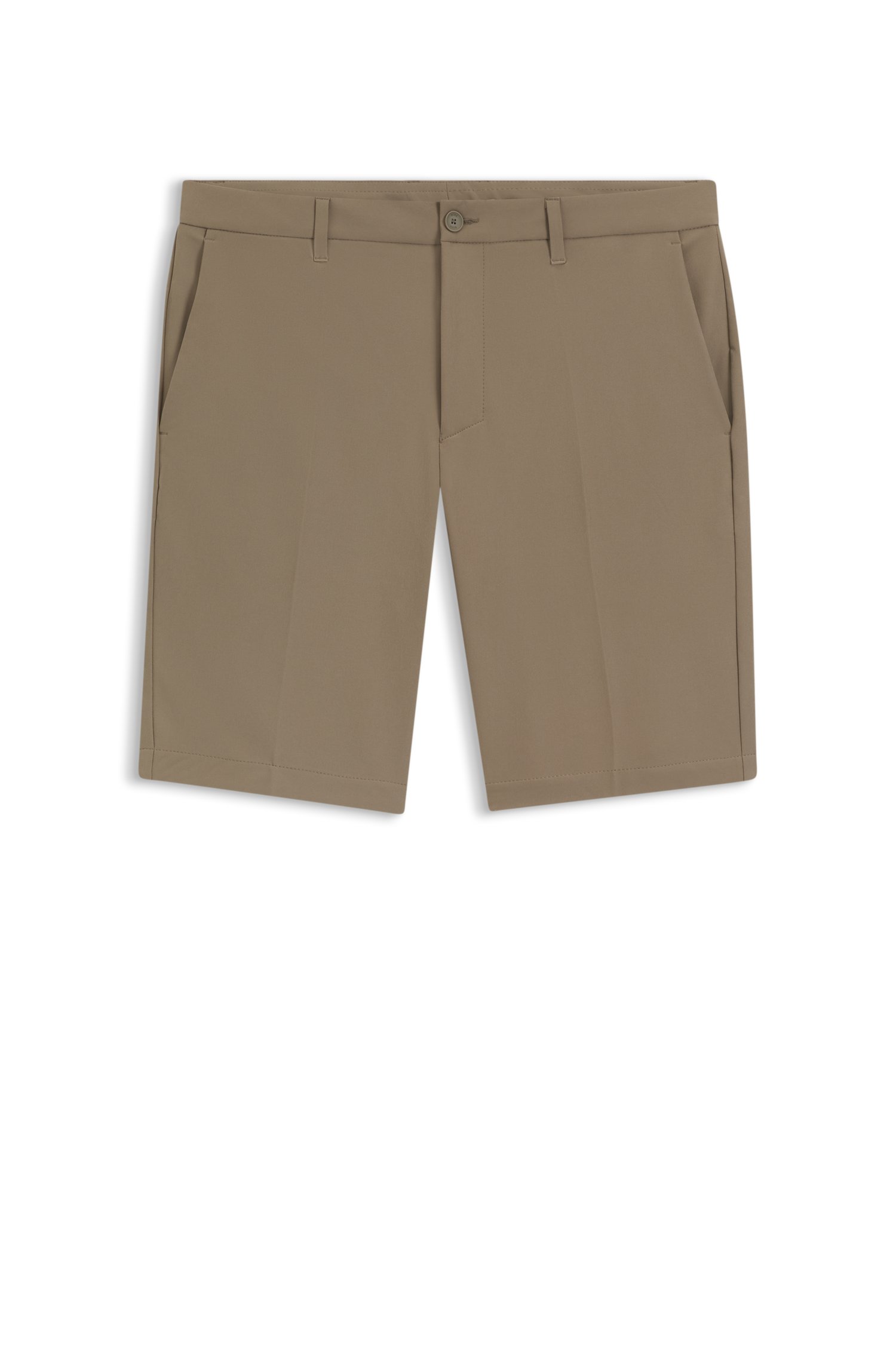 Boss Slim-fit shorts in water-repellent stretch fabric herr
