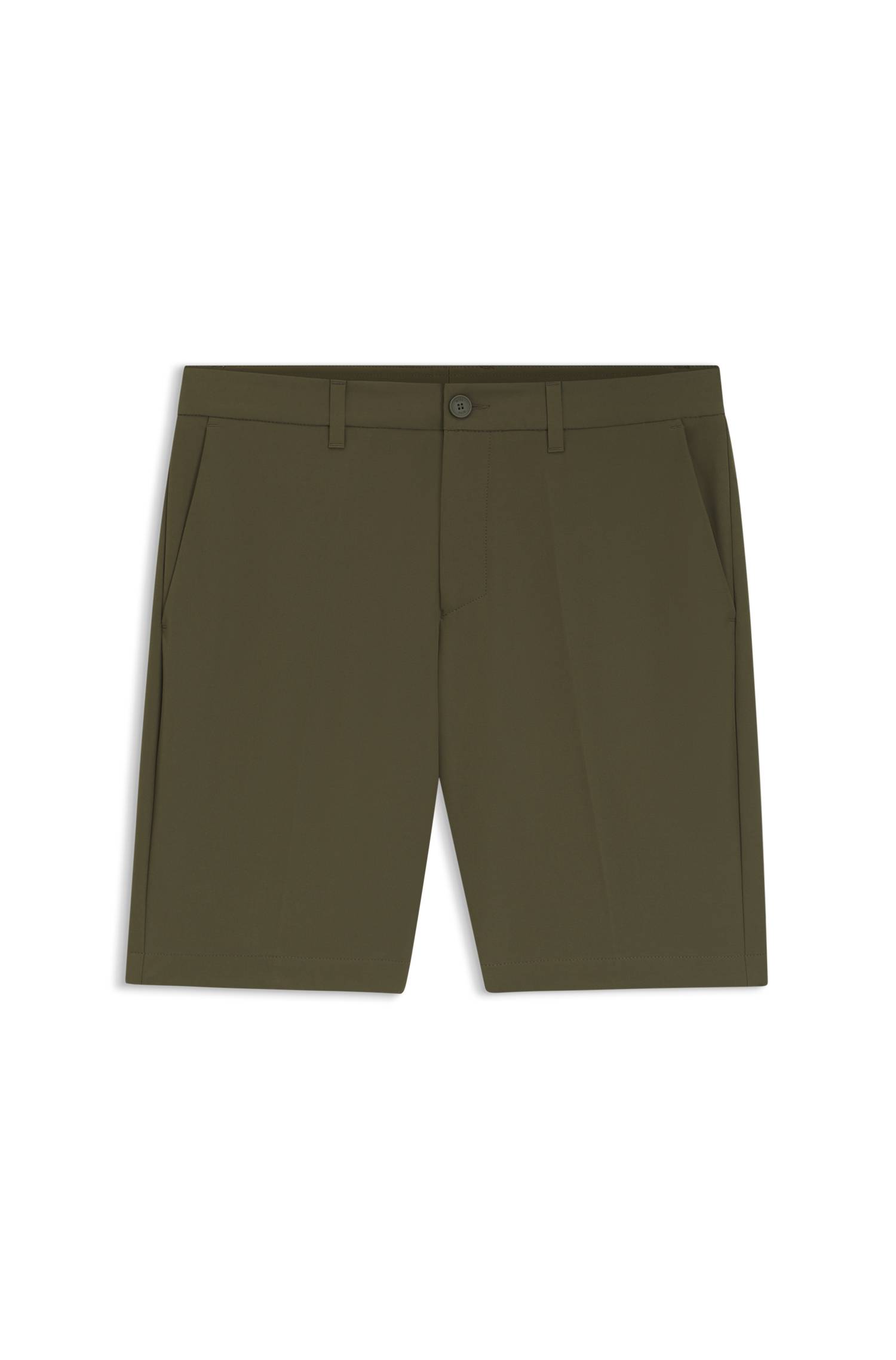 Boss Slim-fit shorts in water-repellent stretch fabric herr – bild 4