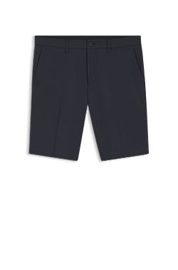 Shorts slim fit de tejido elástico repelente al agua
