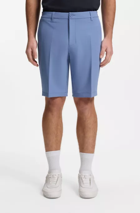 Slim-fit shorts in water-repellent stretch fabric