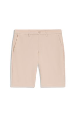 Slim-fit shorts in water-repellent stretch fabric, Light Orange