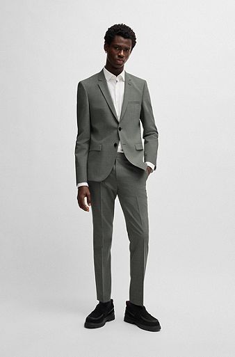 グリーン ビジネススーツ for Men by HUGO BOSS | Slim グリーン ビジネススーツ for Men by HUGO BOSS | Slim