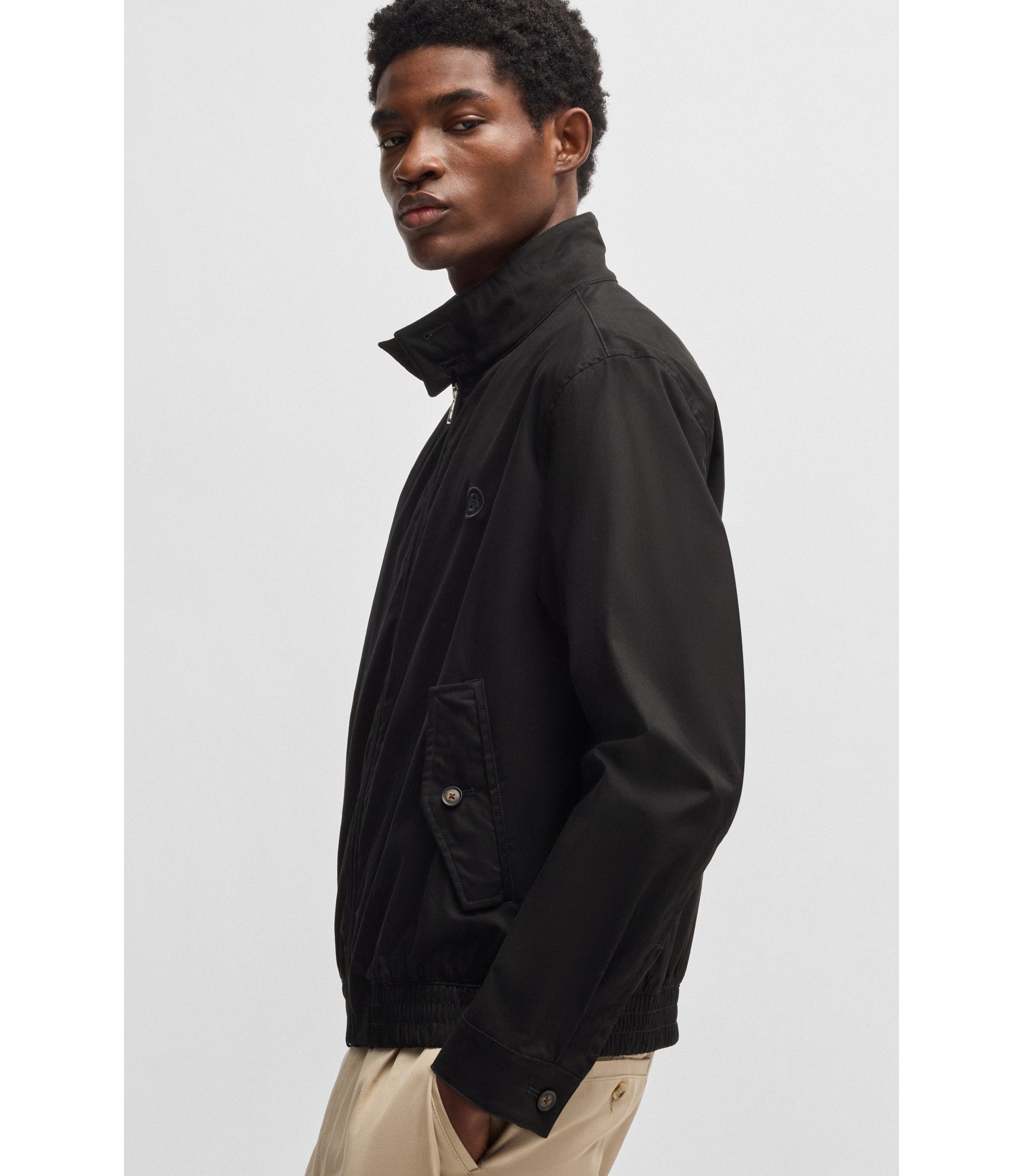 【特価！関税送料込】HUGO ロゴ コットンブレンド ジャケット hbeu50540378_001_341?wid=1980&