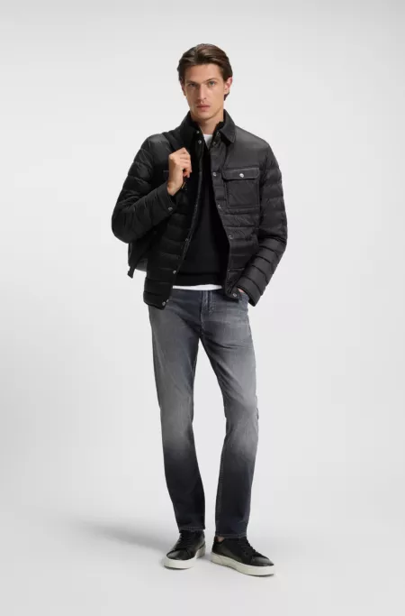 Doudoune déperlante avec poches poitrine