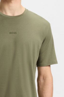 Two-piece pyjama set in cotton, Light Green