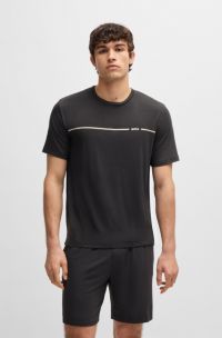 Pyjama van stretchjersey met bamboe in een cadeaubox, Donkergrijs