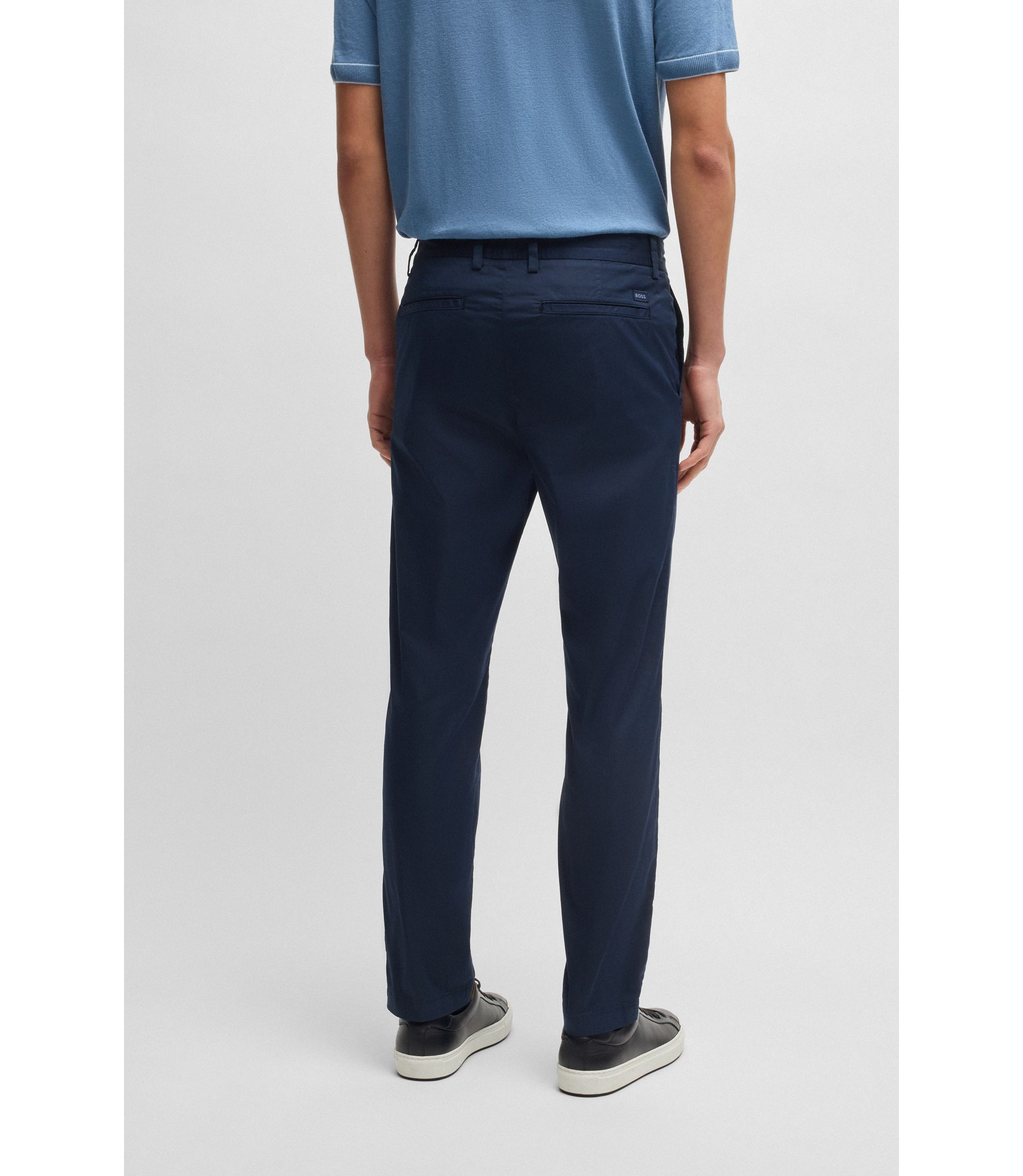 HUGO BOSSGOLF ライトブルー スリムフィットパンツ HUGO BOSSGOLF ライトブルー スリムフィットパンツ 格安sale