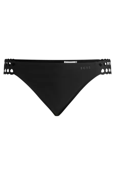SPF 50 bikini bottoms with laser-cut details