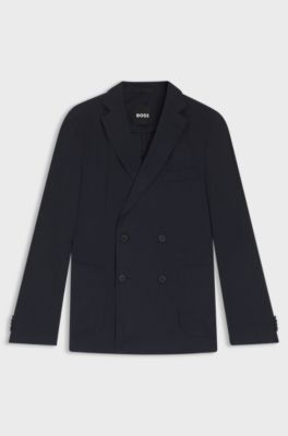 BOSS SELECTED BY SHOHEI OHTANI Slim-fit blazer, Dark Blue