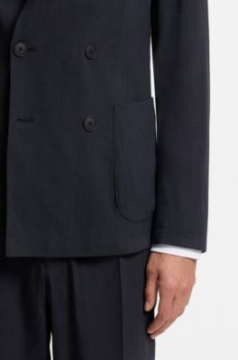 BOSS SELECTED BY SHOHEI OHTANI Slim-fit blazer, Dark Blue