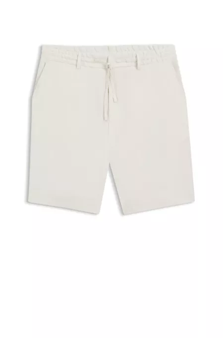 Formal shorts in a linen blend