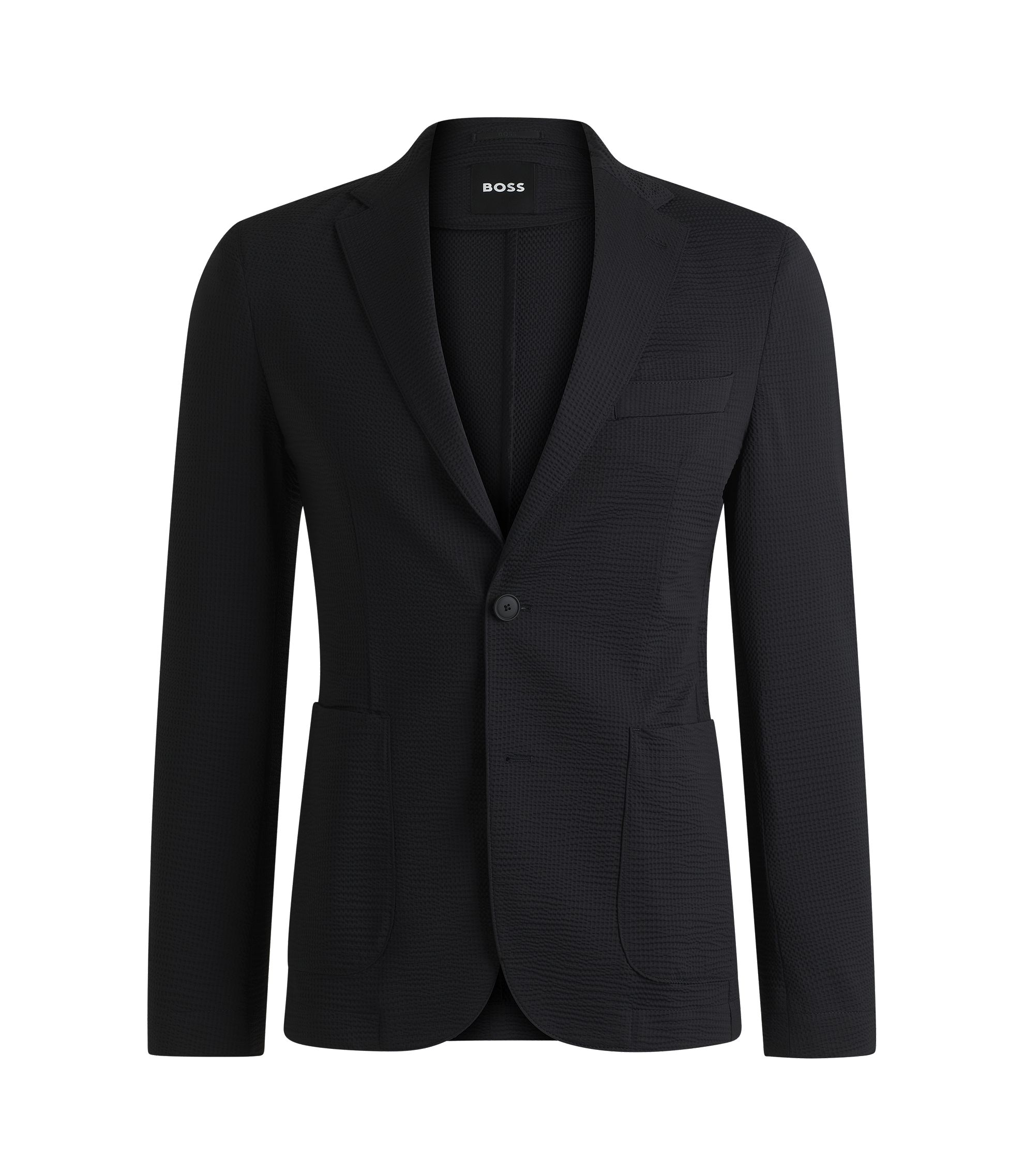BOSS - スリムフィット スーツジャケット ストレッチ シア BOSS - スリムフィット スーツジャケット ストレッチ シア