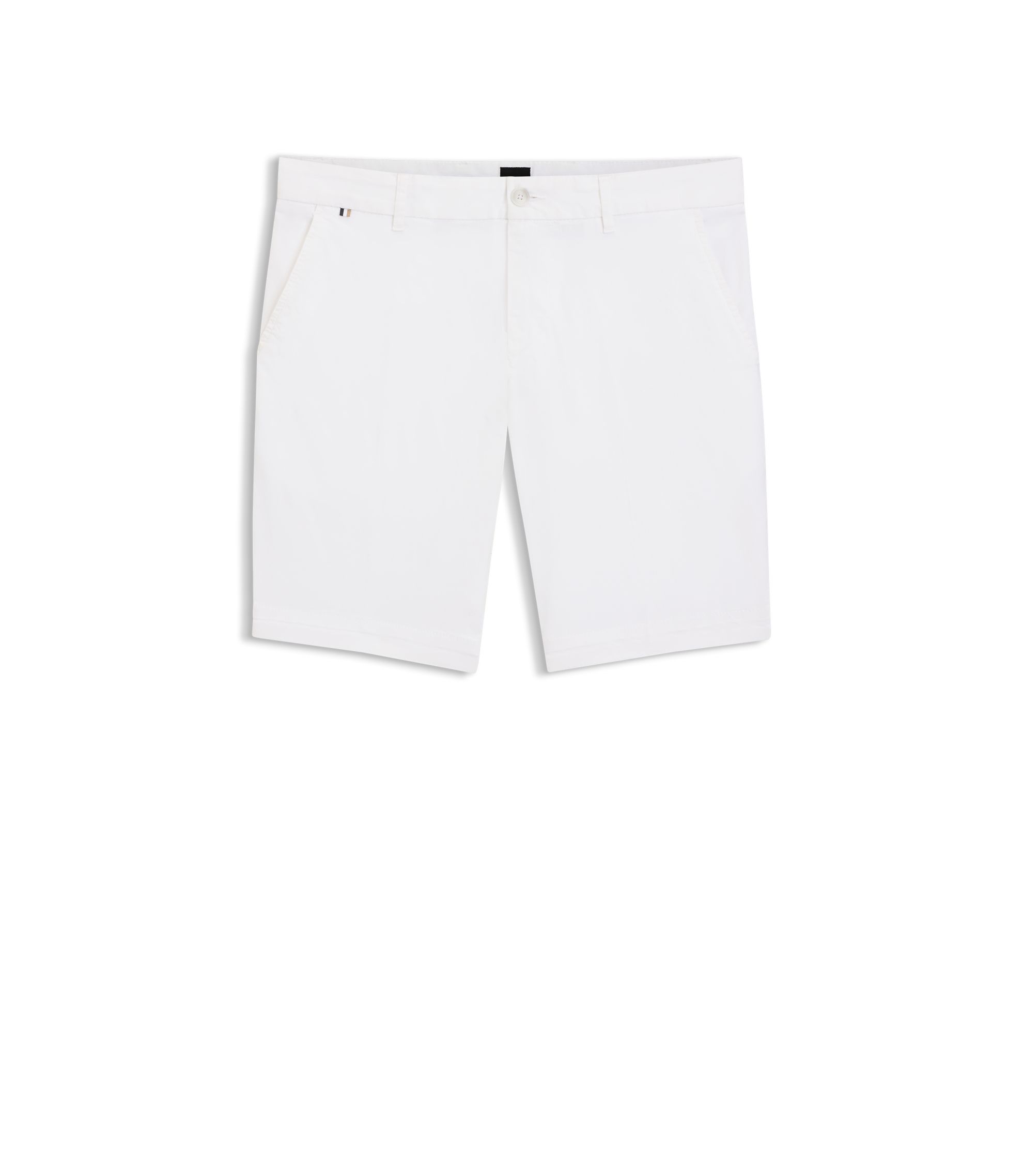 BOSS - スリムフィット ショートパンツ ストレッチコットン