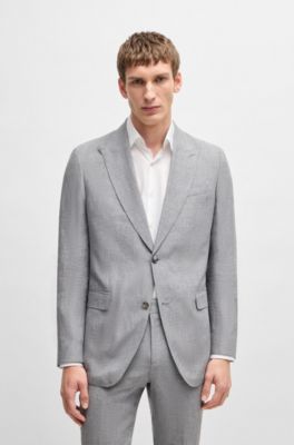 HUGO ダークグレー スーツベスト サイズ48 BOSS BOSS - スリム