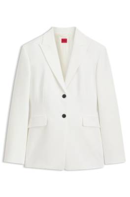 Slim-fit blazer with contrast buttons 1