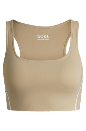 Active sports bra with removable padding