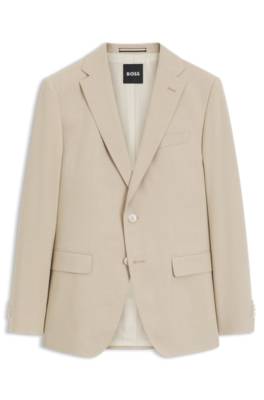 Slim-fit blazer in stretch chiffon 1