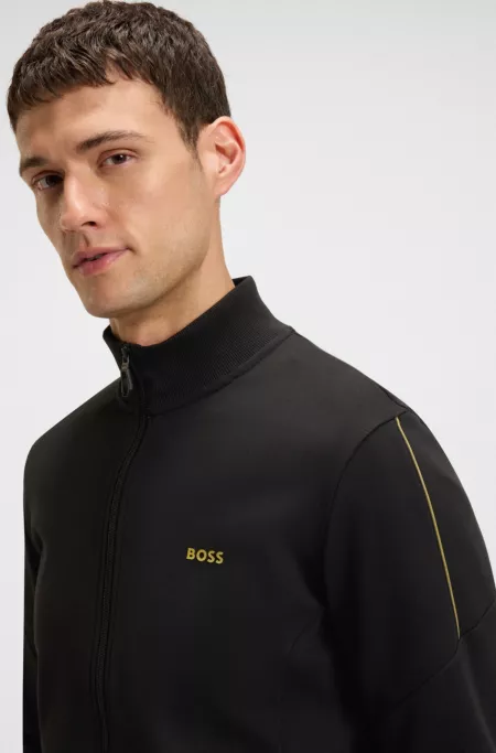 Logo-trimmed tracksuit in interlock cotton
