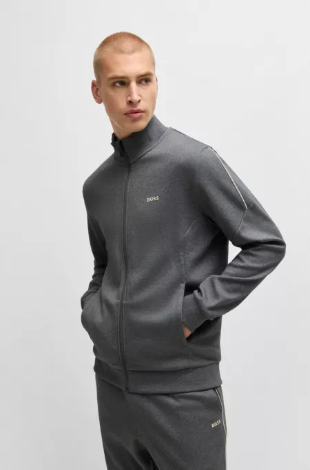 Logo-trimmed tracksuit in interlock cotton