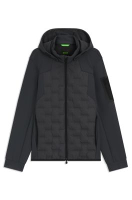 ジャケット・アウター HUGO BOSS BOSS - Water-repellent zip-up jacket with four-way stretch