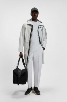 Water-repellent parka jacket with sealed seams, Light Grey