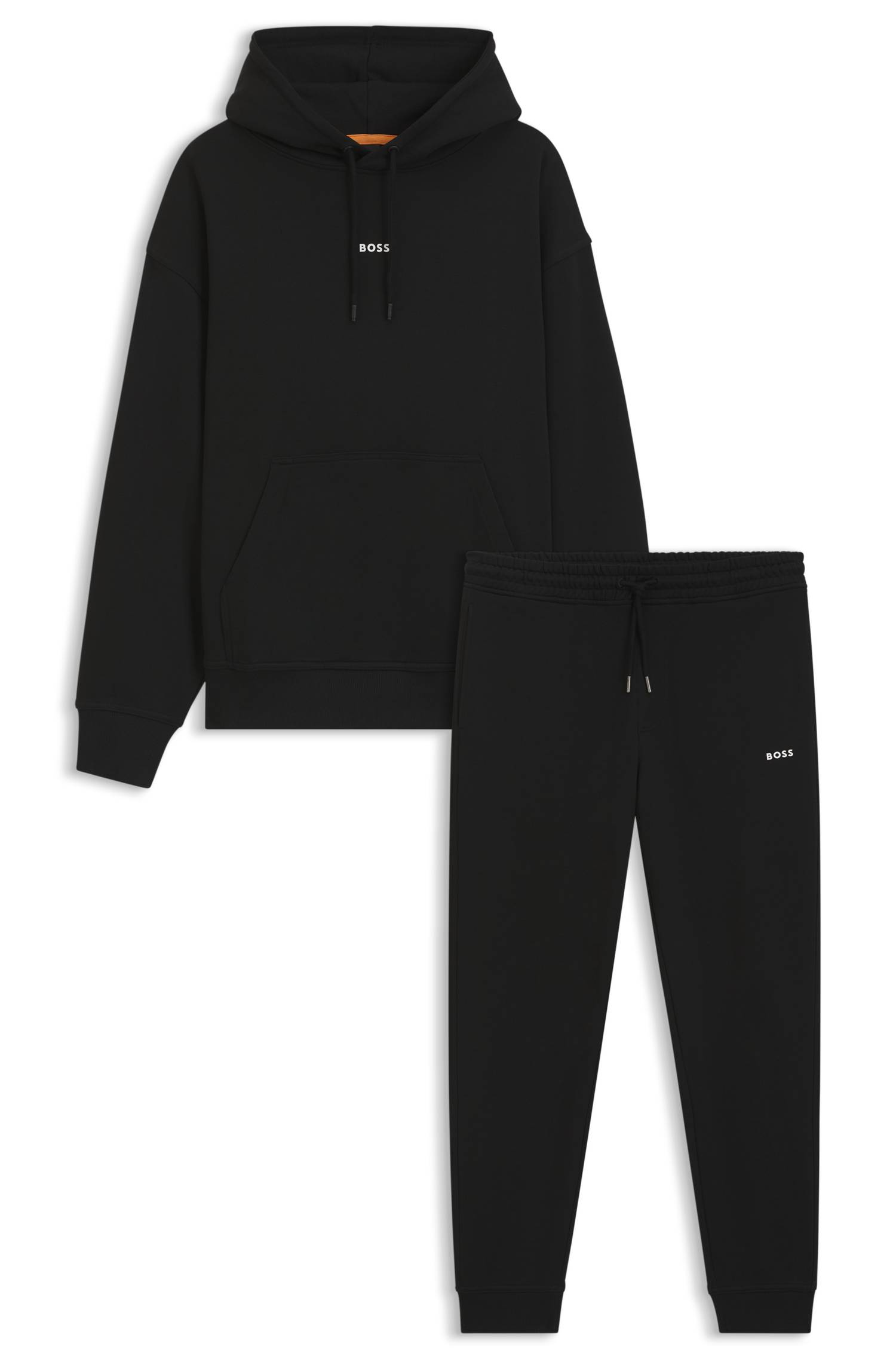 Boss Casual cotton tracksuit set with a minimalist logo hoodies herr – bild 4