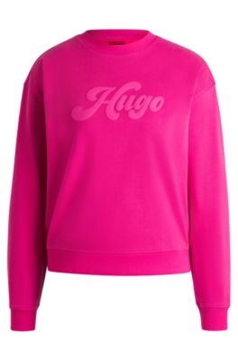HUGO リラックスフィット コットンフーディ HUGO - リラックスフィット トラックスーツセット コットン ロゴ