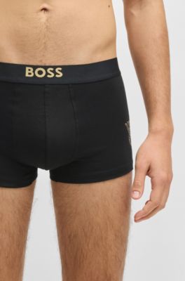 BOSS x Creation of the Gods two-pack of trunks, Black / Red