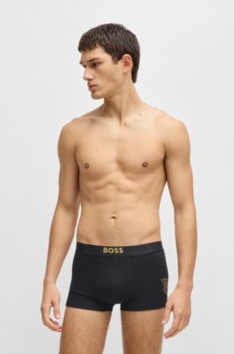 BOSS x Creation of the Gods two-pack of trunks, Black / Red