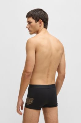 BOSS x Creation of the Gods two-pack of trunks, Black / Red