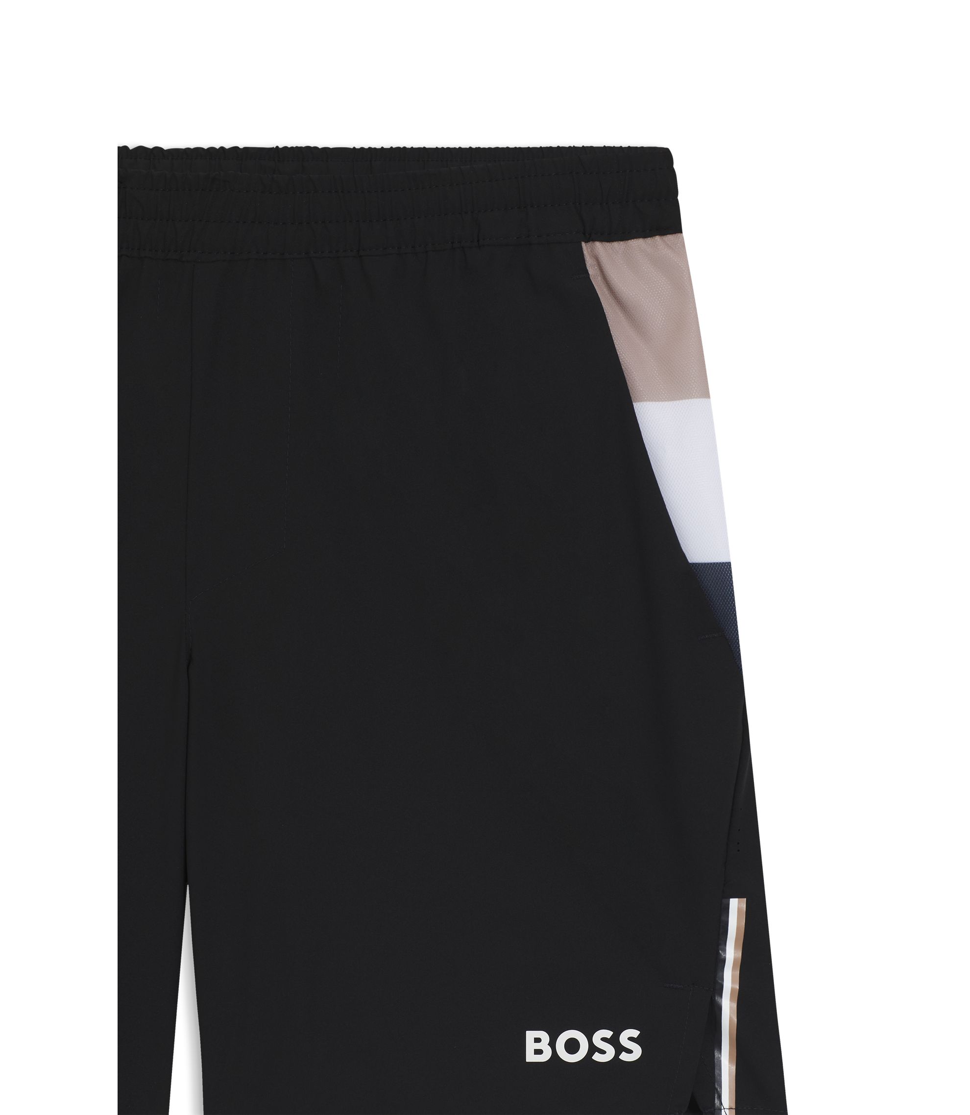 BOSS Active tennis shorts in stretch fabric with moisture
