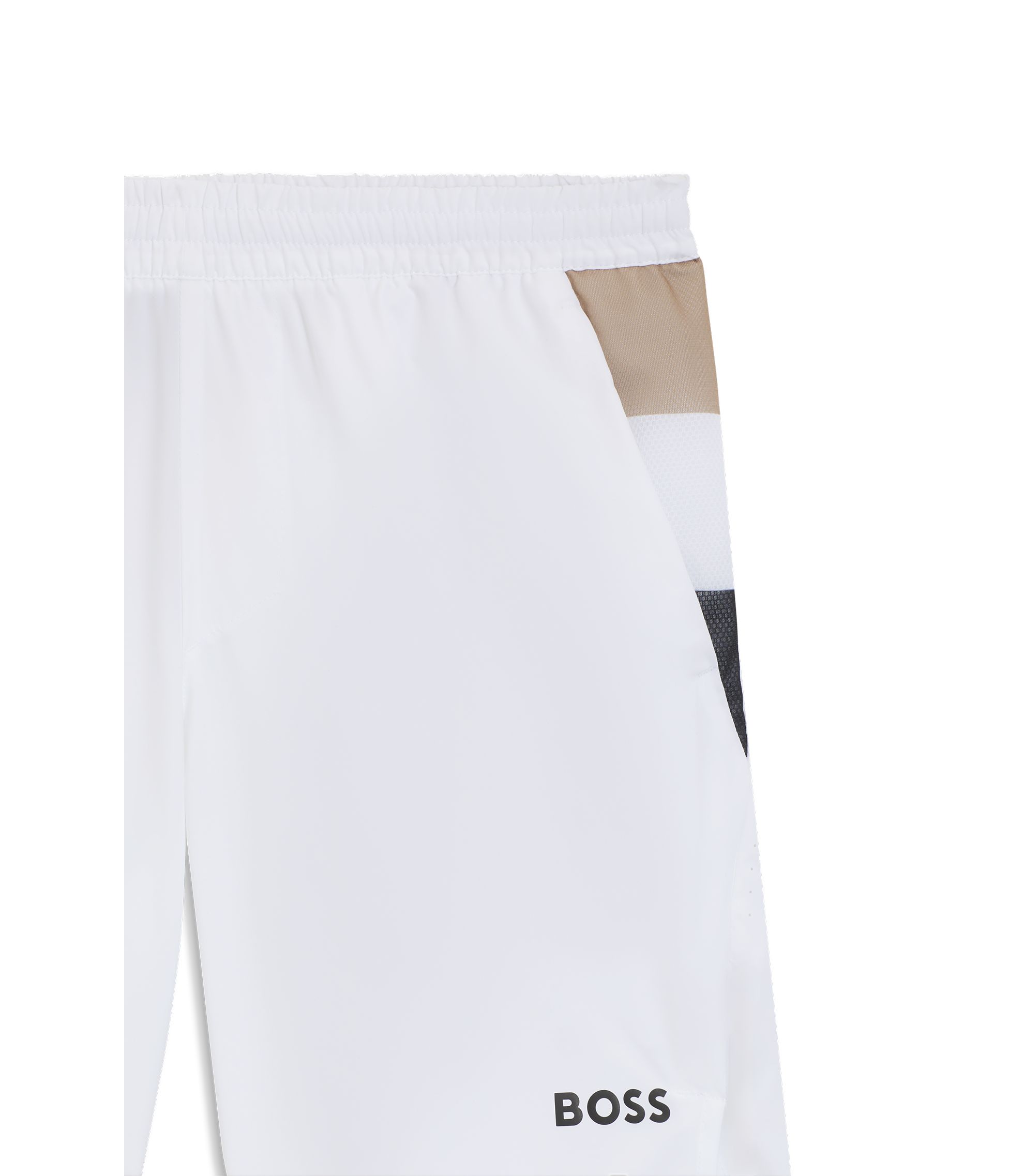 BOSS ホワイト白 ストレッチパンツ S テニス BOSS - アクティブ テニス