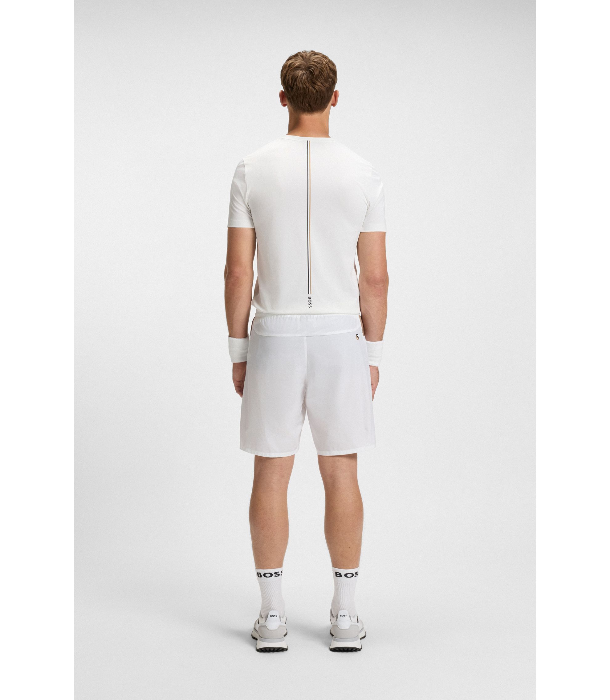 BOSS - アクティブ テニスショートパンツ ストレッチファブリック