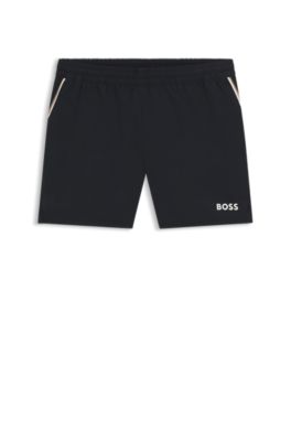 Active tennis shorts in quick-dry stretch fabric, Dark Blue
