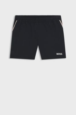 Active tennis shorts in quick-dry stretch fabric, Dark Blue