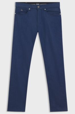 Delaware slim-fit jeans in blue stretch denim, Dark Blue