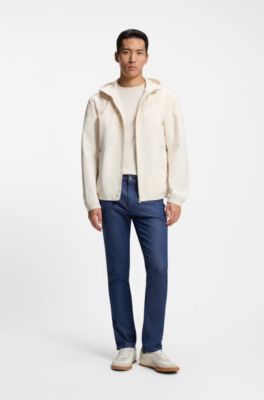 Delaware slim-fit jeans in blue stretch denim, Dark Blue