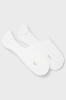 Dreierpack F&uuml;&szlig;linge aus Baumwoll-Mix , Wei&szlig;