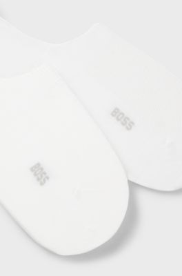 Dreierpack F&uuml;&szlig;linge aus Baumwoll-Mix , Wei&szlig;