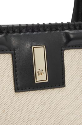 Ariell トートバッグ リムーバブルポーチ, ナチュラル