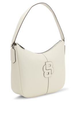 Hobo bag with Double B monogram, Natural