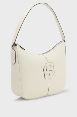 Hobo bag with Double B monogram, Natural