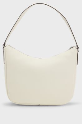 Hobo bag with Double B monogram, Natural