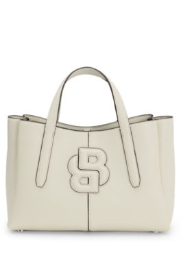 Tote bag with Double B monogram, Natural