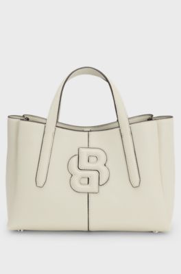 Tote bag with Double B monogram, Natural